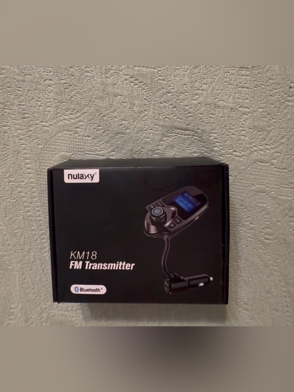 Nulaxy KM18 Bluetooth FM Transmitter w/LCD display, NWOT.